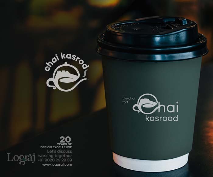 Chai Kasrod logo tea logo design logo designer in trivandrum