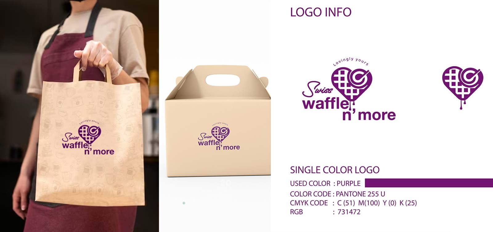 The Swiss Waffle n’ More logo design is a creative branding and case study project developed by Logoraj best logo design branding case study