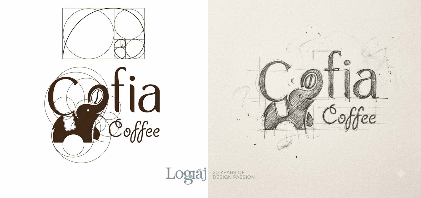 cofia coffee logo design best logo designer in Trivandrum coffee logo design sample best logo for your business success